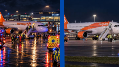 EasyJet Flight U2238 Emergency Landing Newcastl