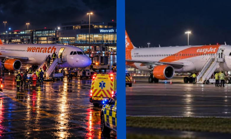 EasyJet Flight U2238 Emergency Landing Newcastl